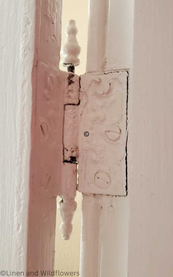 Original door hinge from 1885