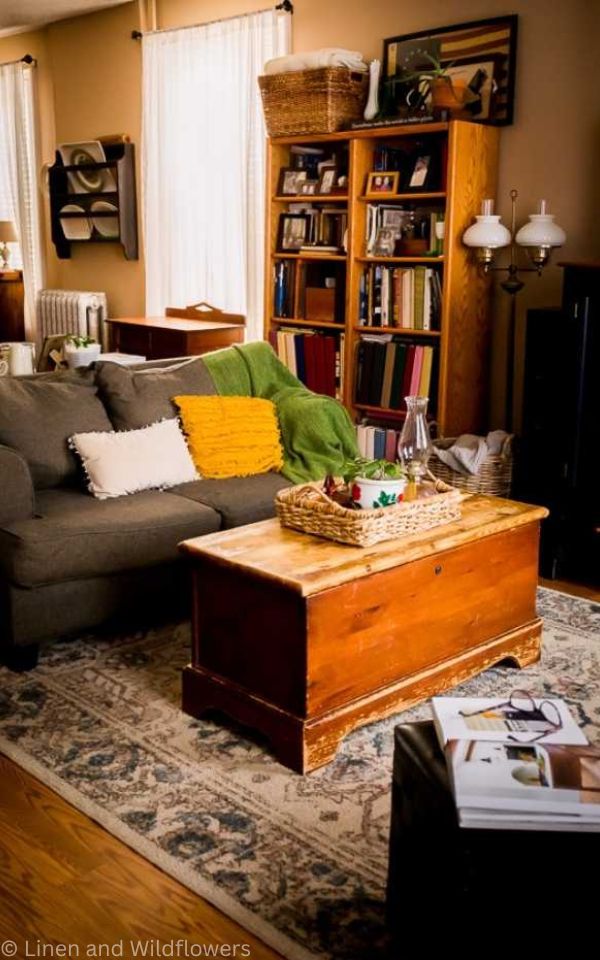 A very decorative living room