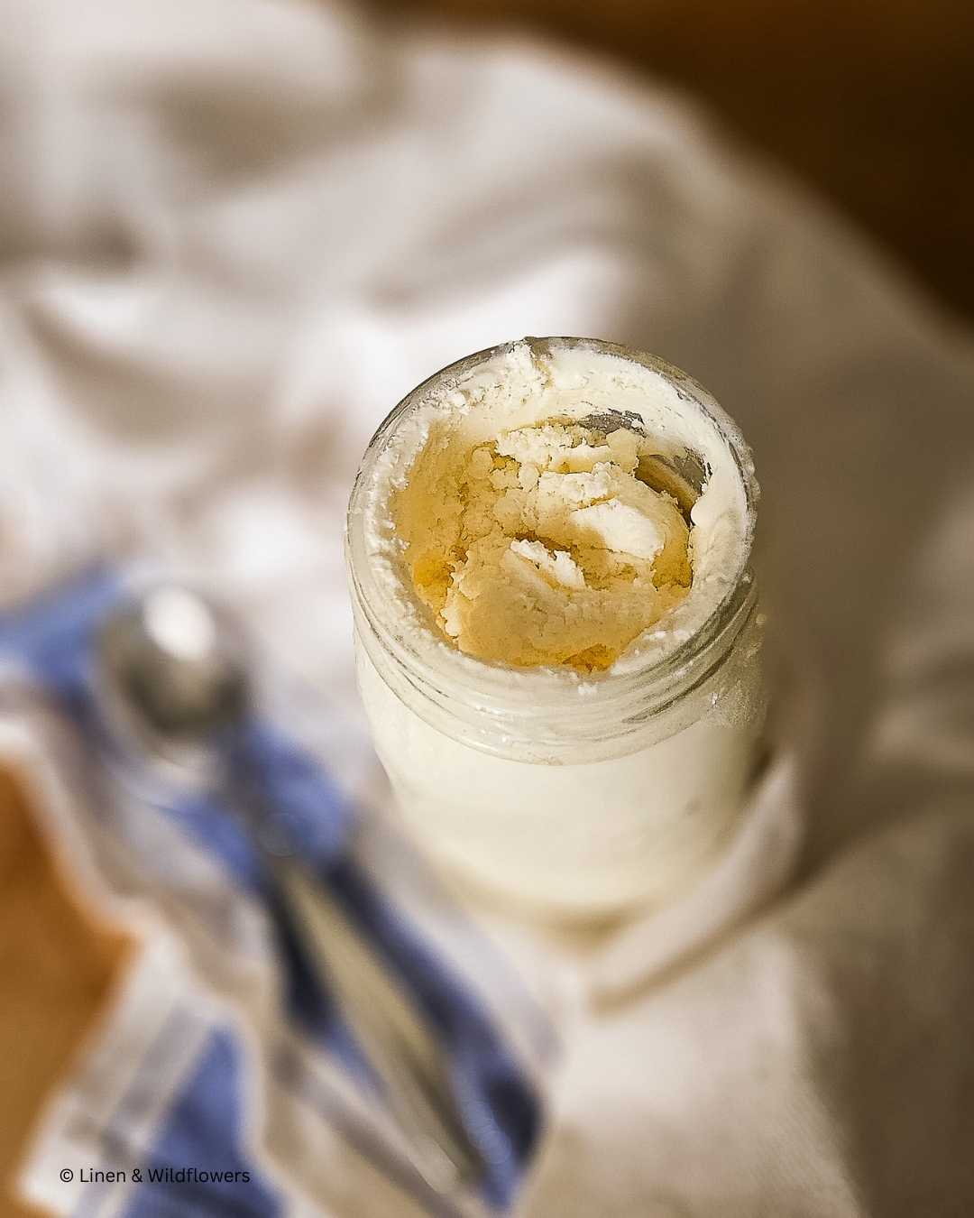 4Ingredient Mason Jar Ice Cream Hack Recipe Linen & Wildflowers